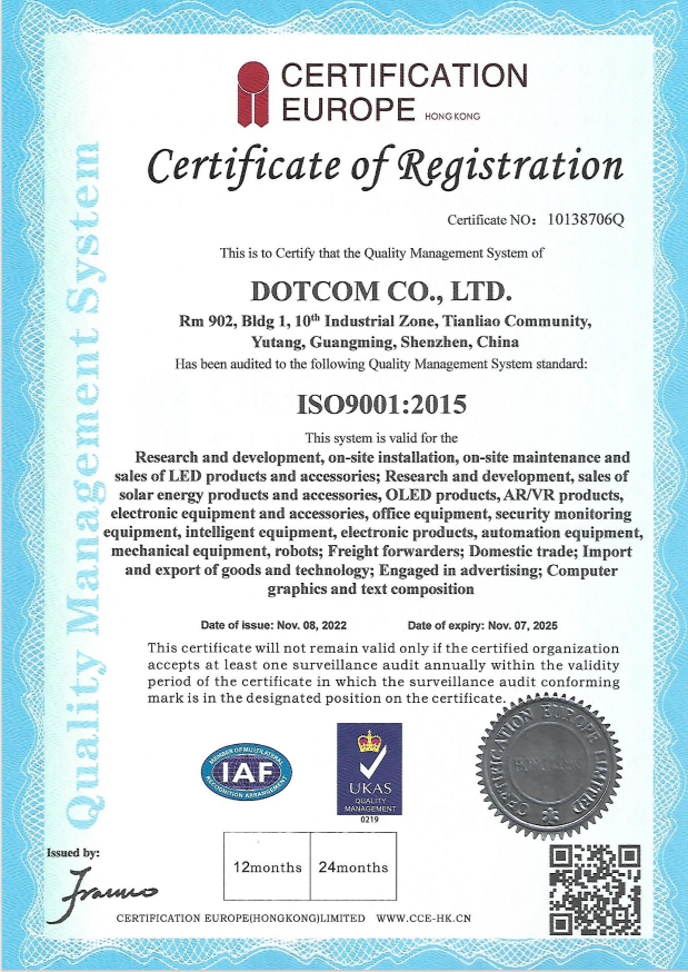About Us - Dotcom LED